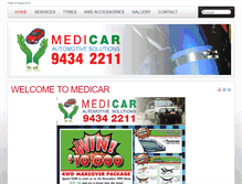 Tablet Screenshot of medicar.com.au